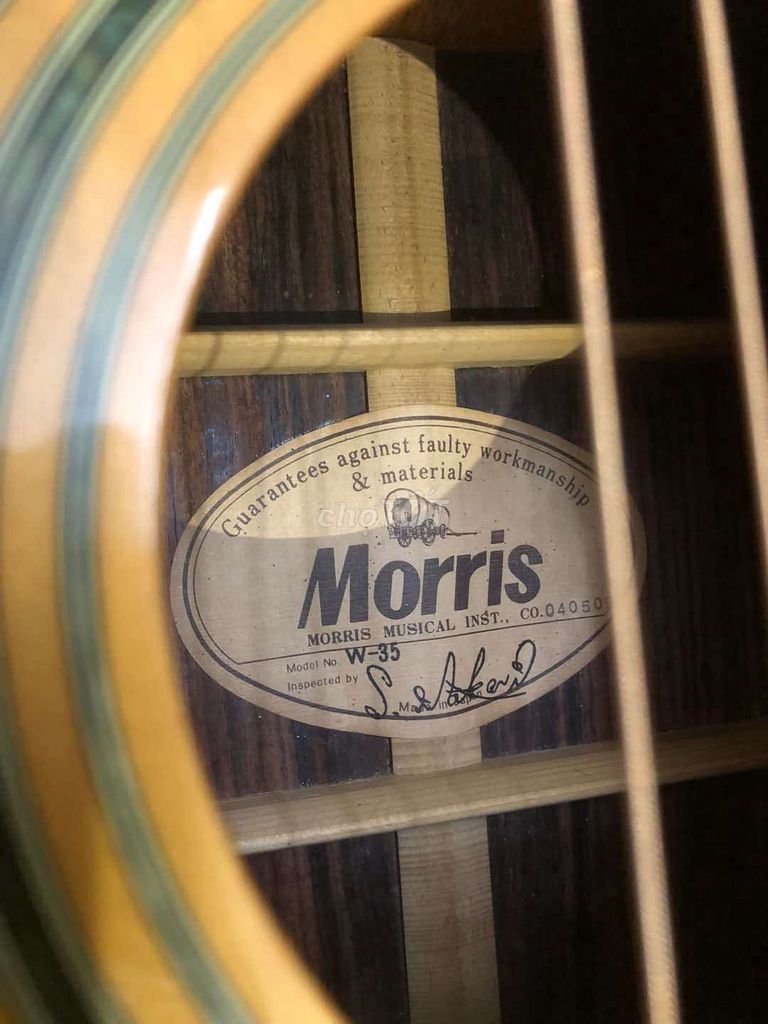 Đàn guitar acoustic Morris W-35. Mua bán Nhạc cụ tại Huyện Hoài Đức Hà Nội được đăng bởi Nguyễn Anh Tú hình 1