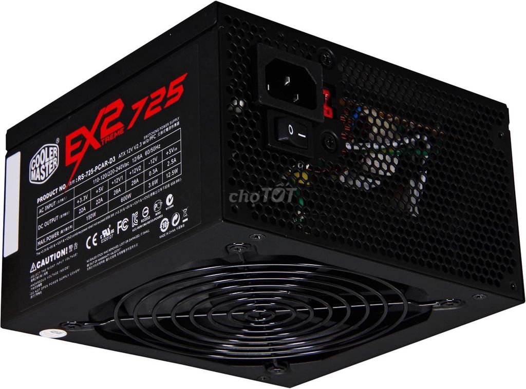 NGUỒN COOLER MASTER EXTREME E2-725 W- MỚI ZIN 100%