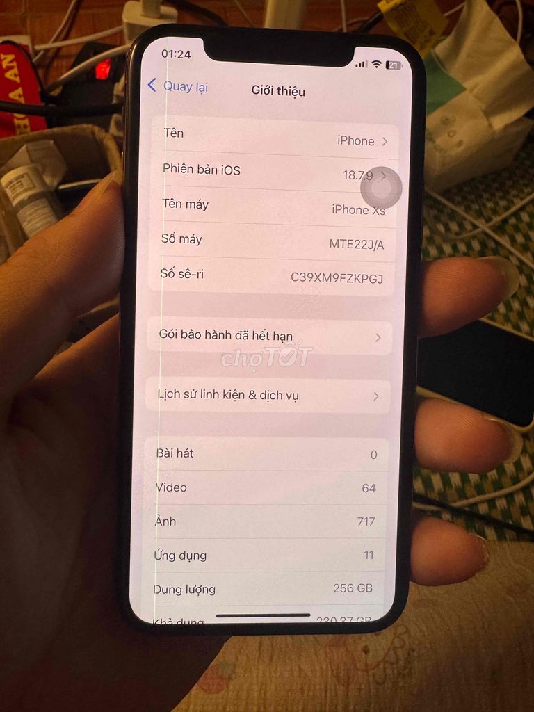 Apple iPhone Xs 256GB Vàng Đã dùng. Mua bán Điện thoại tại Quận Nam Từ Liêm Hà Nội được đăng bởi Hiếu hình 1