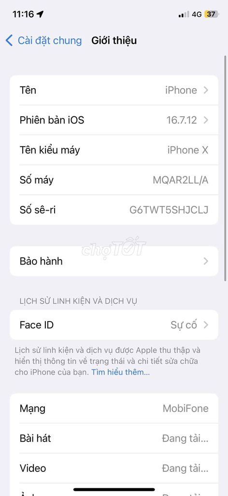 iPhone X 64Gb nứt kính lưng. Mua bán Điện thoại tại Thành phố Dĩ An Bình Dương được đăng bởi Tiến Đạt hình 1