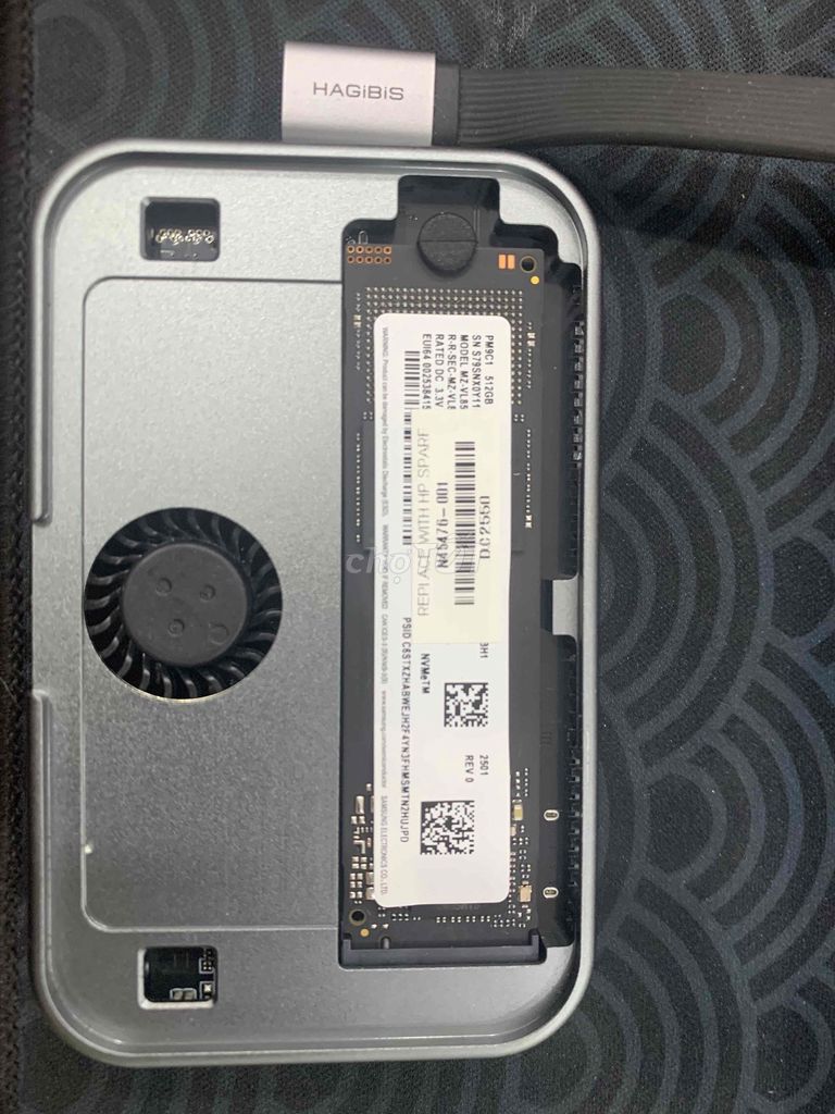 SSD 512GB kèm Box, Tốc độ cao, đã sử dụng. Mua bán Laptop tại Quận 3 Tp Hồ Chí Minh được đăng bởi Giang Nguyen hình 1