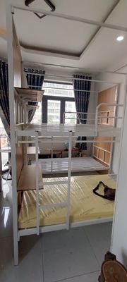 HÀNG MỚI - giường tầng ốp gỗ KTX giá tận xưởng