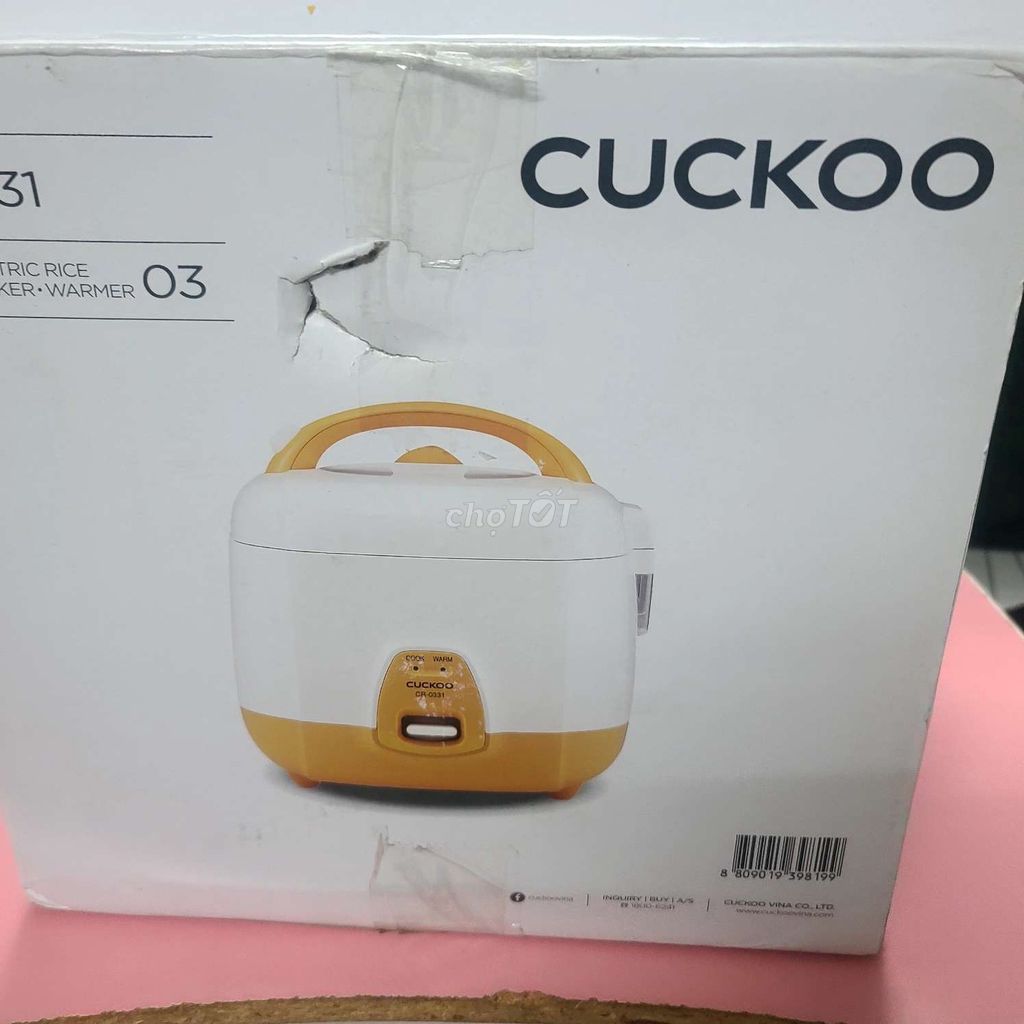 Nồi cơm điện Cuckoo CR-0331 Trắng cam đã sử dụng. Mua bán Bếp, lò, đồ điện nhà bếp tại Quận 7 Tp Hồ Chí Minh được đăng bởi Tuan hình 1