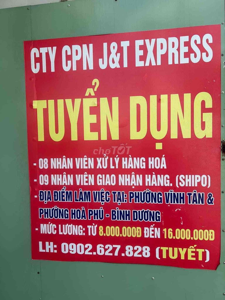 TUYỂN DỤNG