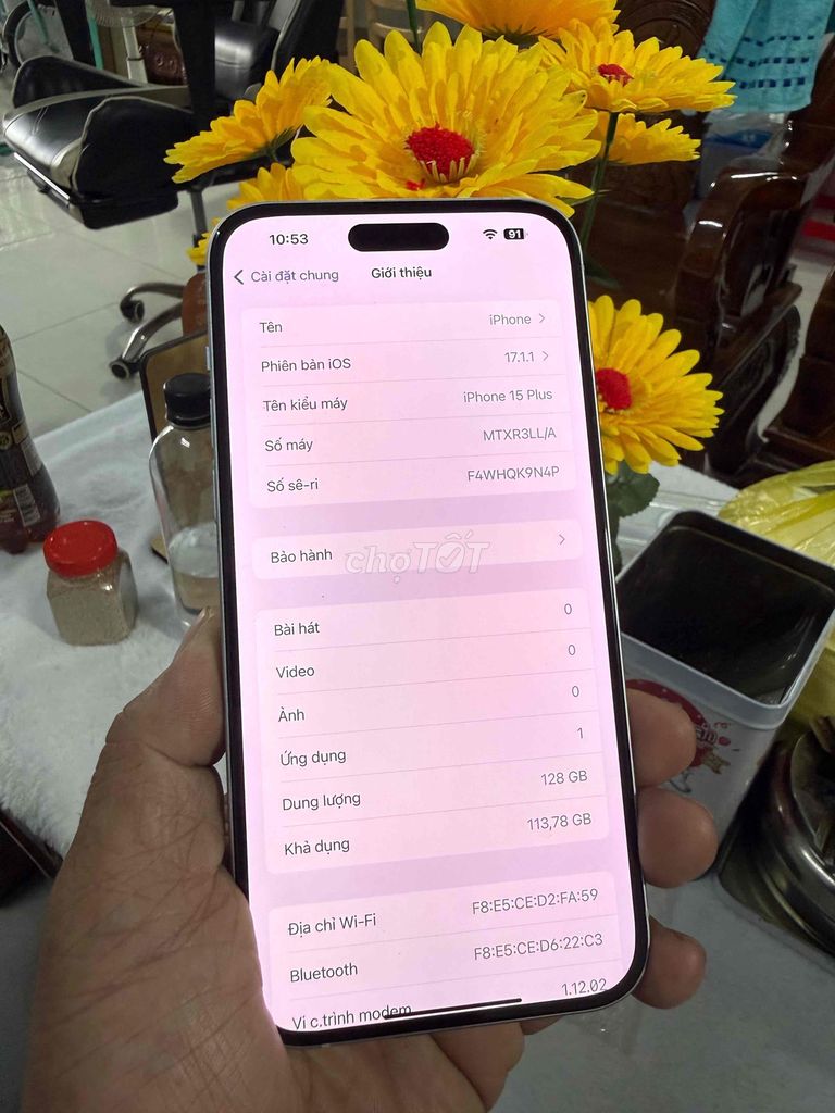 iPhone 15 Plus 128GB Xanh 99% mới. Mua bán Điện thoại tại Thành phố Biên Hòa Đồng Nai được đăng bởi thanh hình 1