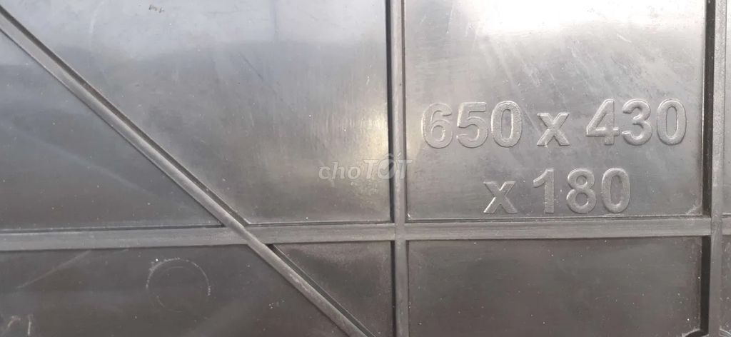 Chậu trồng cây thông minh Nhựa Đen 65x43x18cm. Mua bán Cây cảnh, đồ trang trí tại Quận 6 Tp Hồ Chí Minh được đăng bởi My My hình 1