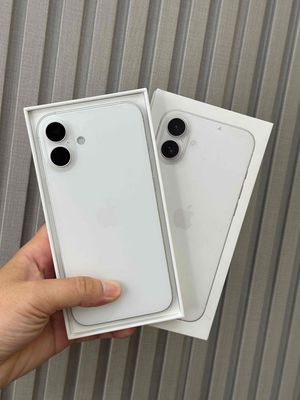 16 Plus 128GB Trắng VN Pin 100 Sạc 4L Bh 4/2027