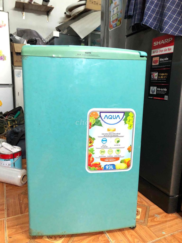 Tủ lạnh Sanyo Aqua 93L Xanh ngọc. Mua bán Tủ lạnh tại Quận Liên Chiểu Đà Nẵng được đăng bởi Hunter  TP hình 1