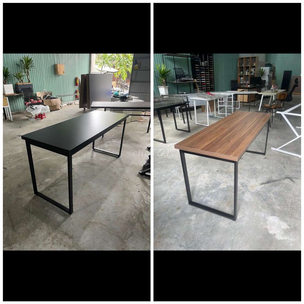 Bàn làm việc Chữ U Sắt Gỗ MDF. Mua bán Bàn ghế tại Quận Cẩm Lệ Đà Nẵng được đăng bởi Tuấn Cao NT Decor  hình 1