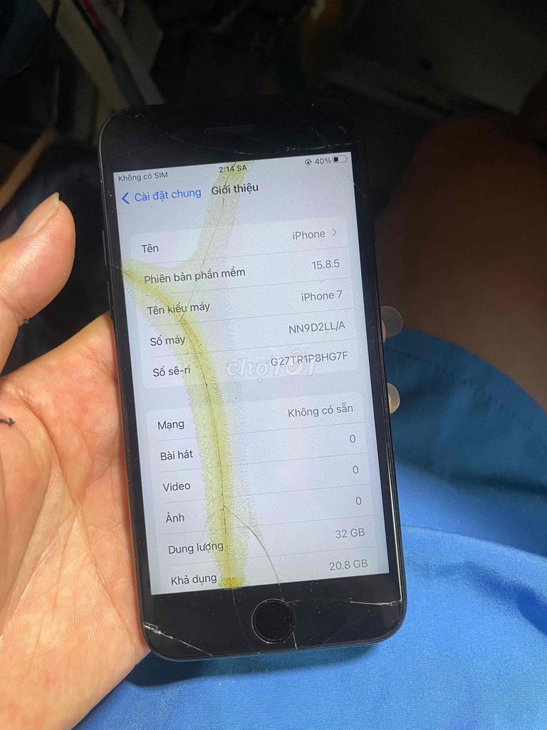 iphone 7 quốc tế 32gb nứt kính. Mua bán Điện thoại tại Quận Sơn Trà Đà Nẵng được đăng bởi Bosco Wong hình 1