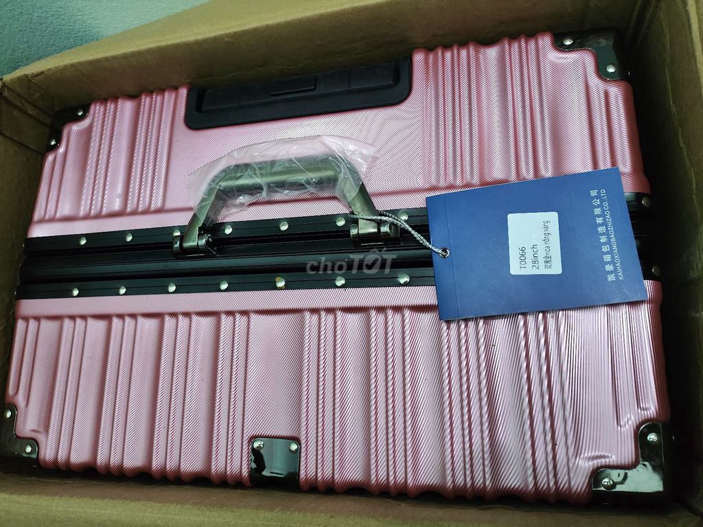 Vali KAIHAOXIANGBAOZHIZAO Hồng 28 inch. Mua bán Túi xách tại Huyện Mai Sơn Sơn La được đăng bởi đàm thanh bân hình 1