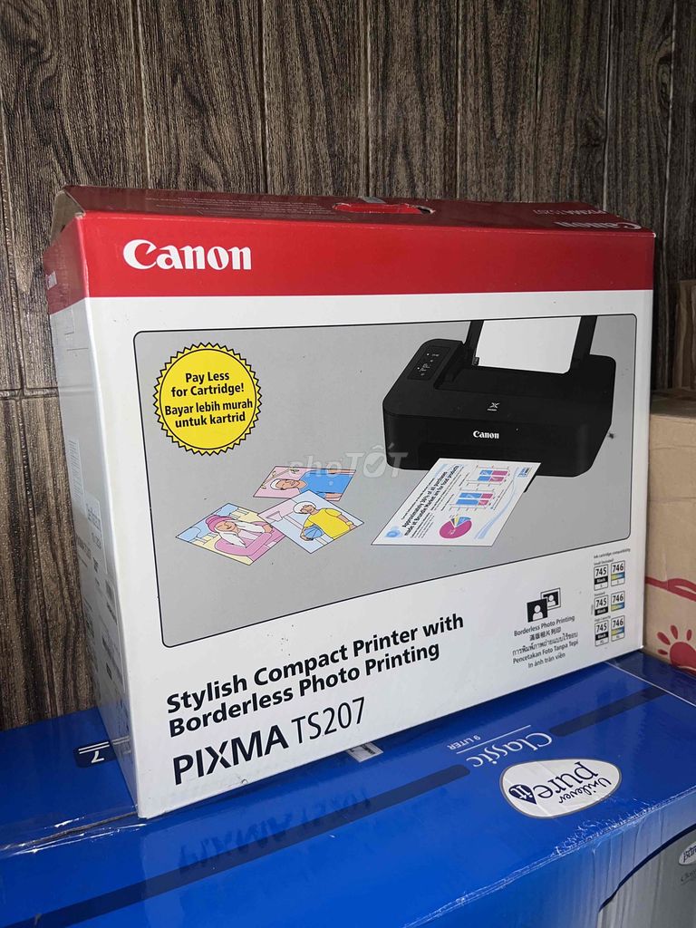 Thanh lý Máy in phun màu Canon PIXMA TS207 Đen. Mua bán Đồ dùng văn phòng tại Quận Gò Vấp Tp Hồ Chí Minh được đăng bởi Anh hình 1