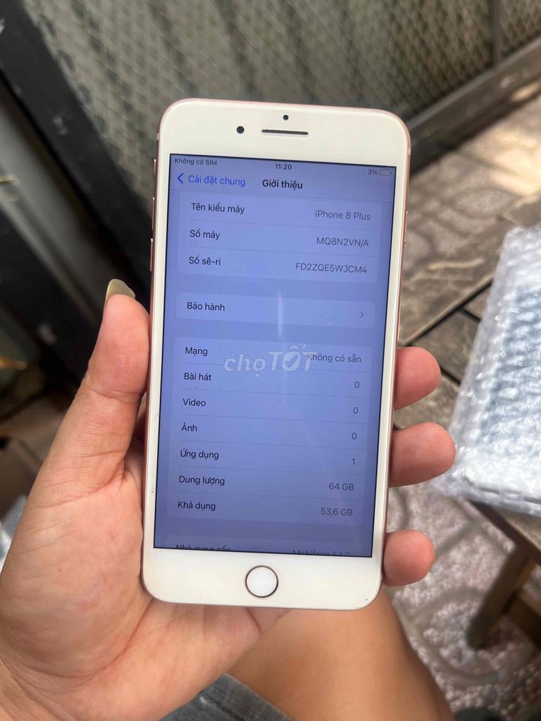 Apple iPhone 8 Plus 64GB Vàng hồng. Mua bán Điện thoại tại Thành phố Thuận An Bình Dương được đăng bởi Trung Apple Ko bán góp hình 1