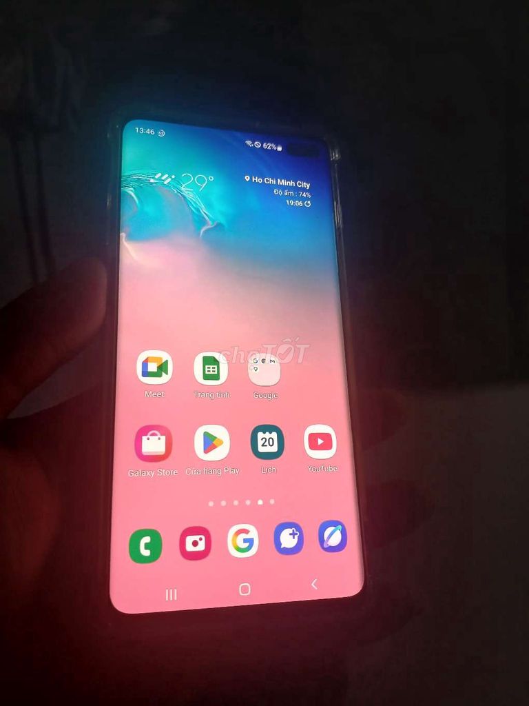 Samsung Galaxy S10+ 128GB Đen. Mua bán Điện thoại tại Quận 12 Tp Hồ Chí Minh được đăng bởi anh khang  hình 1