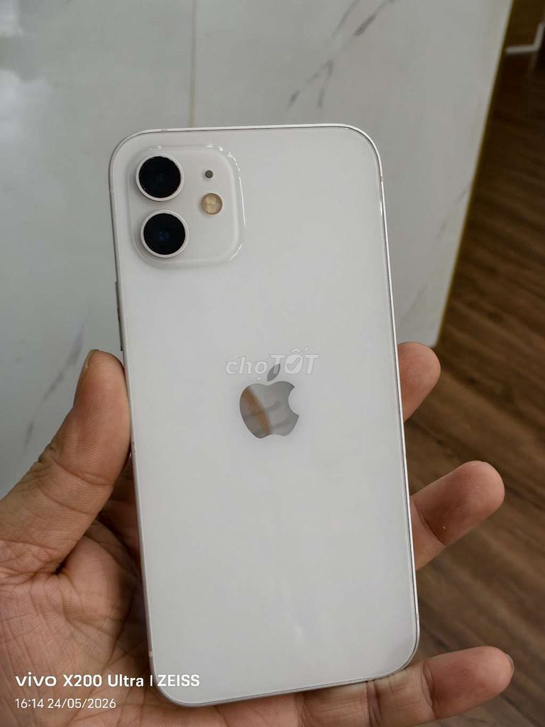 iPhone 12 128GB Trắng Đã qua sử dụng. Mua bán Điện thoại tại Thành phố Buôn Ma Thuột Đắk Lắk được đăng bởi MNmobile hình 1