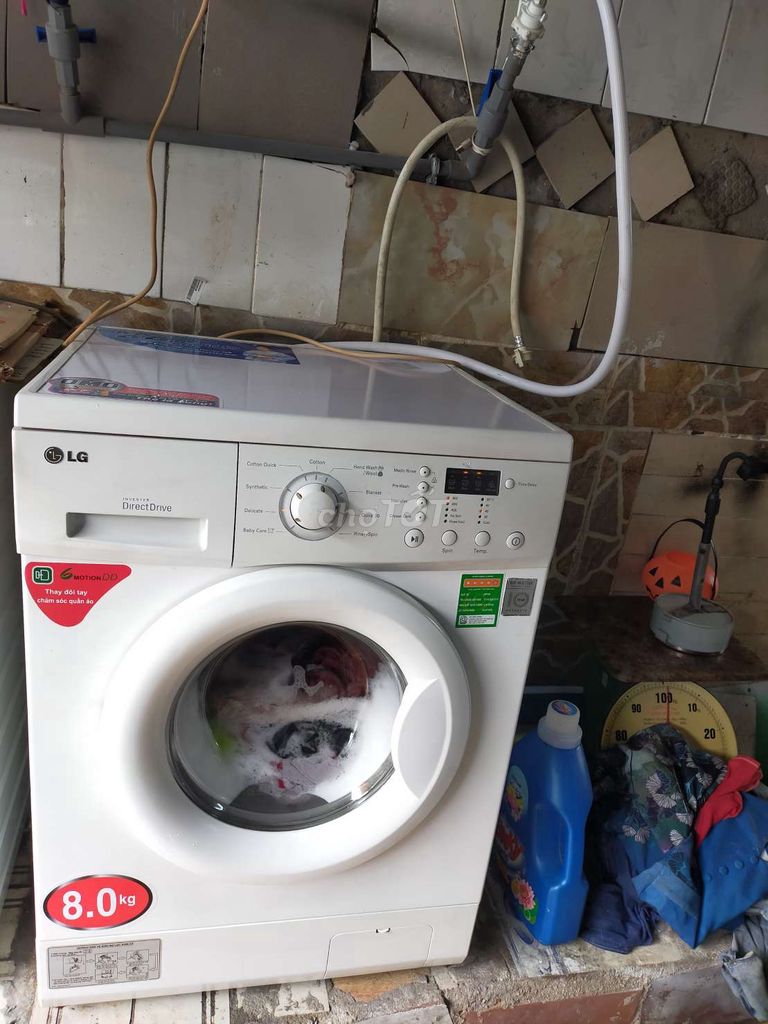 Máy giặt LG Inverter giặt êm tiết kiệm điện, sạch
