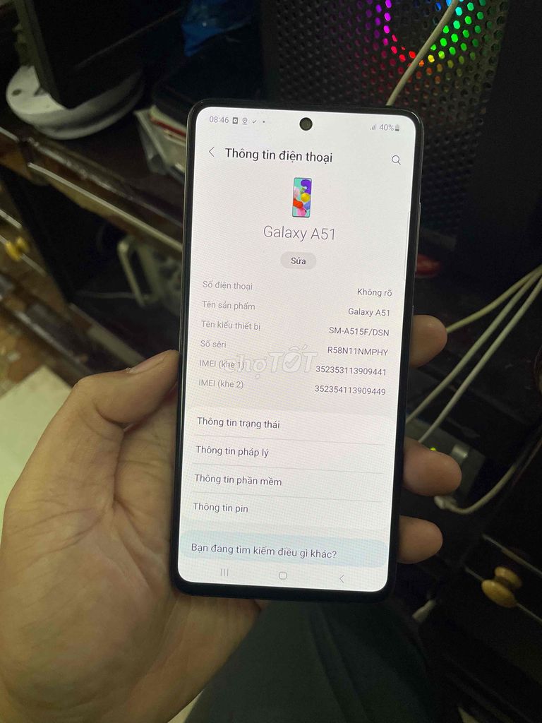 Samsung Galaxy A51 6/128G Nguyên Bản Màn Zin