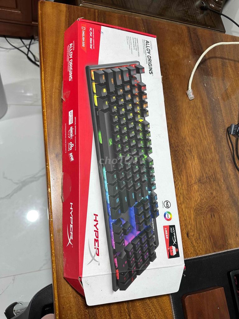 Bàn phím cơ Kingston HyperX Alloy Origins fullbox