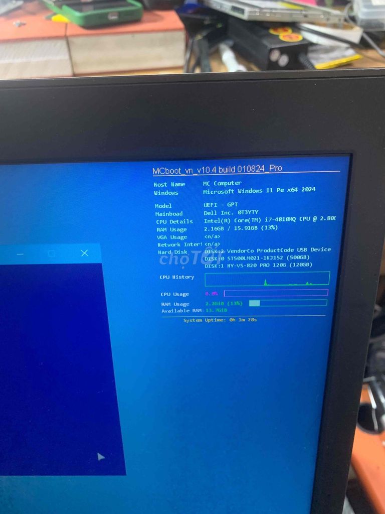 Dell Precision M4800 i7-4810MQ 16GB. Mua bán Laptop tại Quận Long Biên Hà Nội được đăng bởi mr Hung hình 1