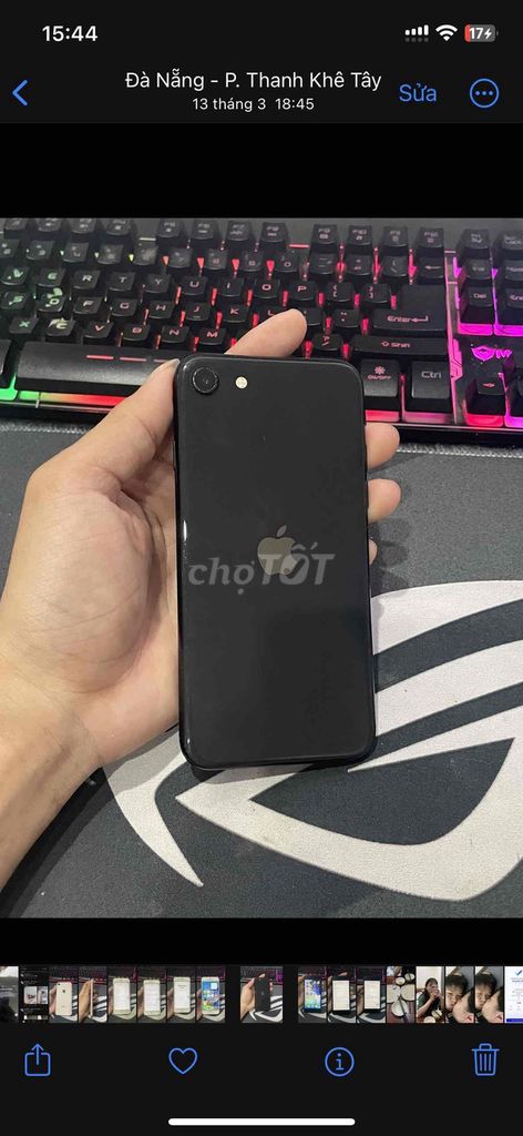 iPhone SE 64GB máy phụ chơi game. Mua bán Điện thoại tại Quận Thanh Khê Đà Nẵng được đăng bởi An Trang hình 1