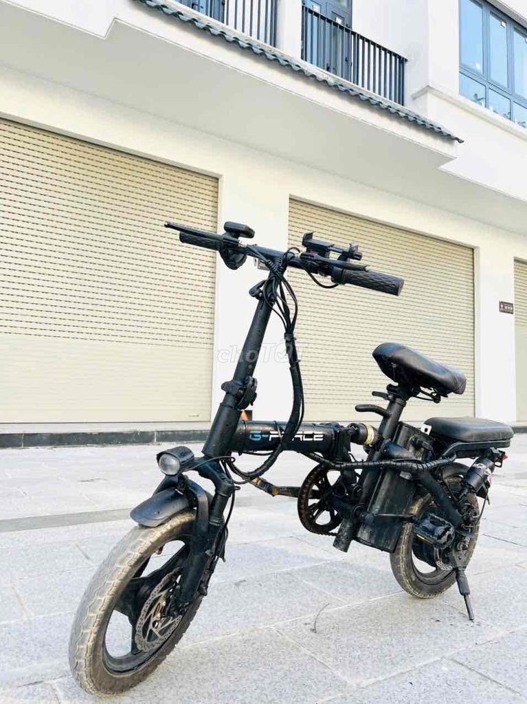 Xe đạp điện gấp màu Đen. Mua bán Xe điện tại Quận Nam Từ Liêm Hà Nội được đăng bởi Bùi Anh Dũng hình 8