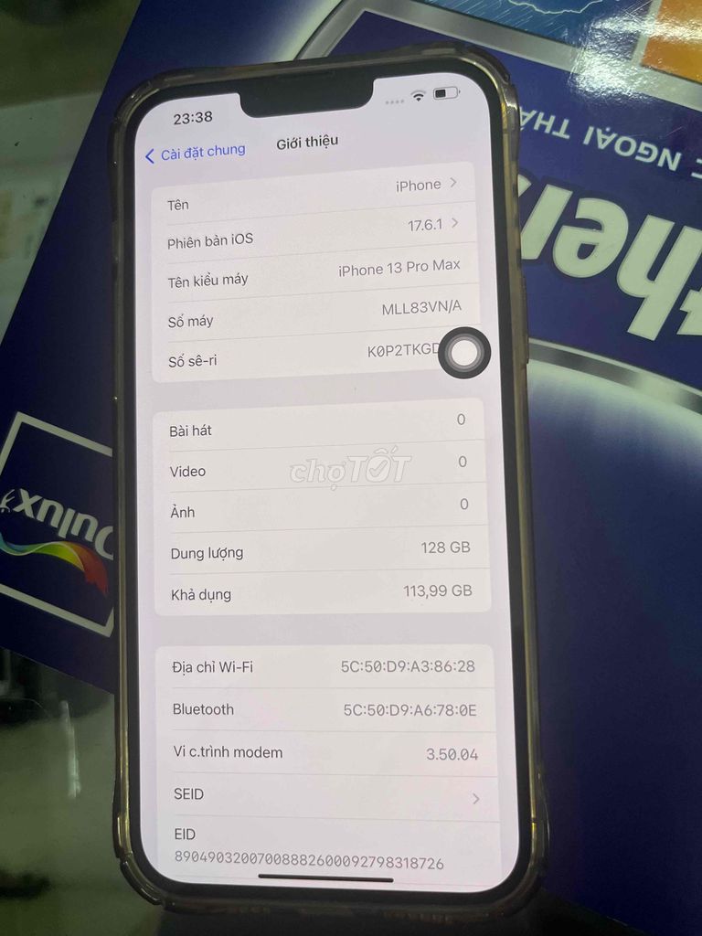 IPhone 13 promax zin đẹp. Mua bán Điện thoại tại Quận Bình Thạnh Tp Hồ Chí Minh được đăng bởi Ngọc Như Quang hình 1