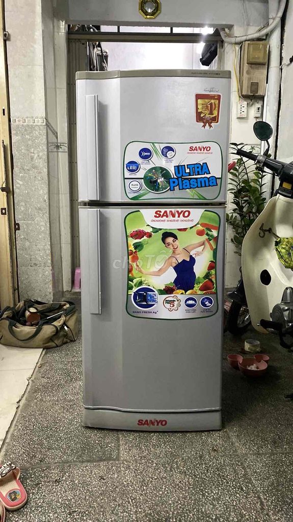 tủ lạnh sanyo 170l máy zin ko đóng tuyết bh 6 th