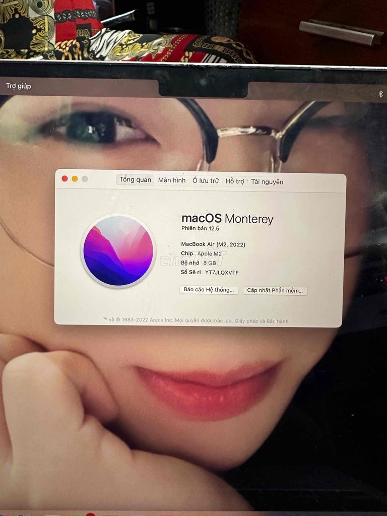 Apple MacBook Air M2 13.6 inch 8GB/256GB. Mua bán Laptop tại Quận 12 Tp Hồ Chí Minh được đăng bởi Anh Thư hình 1