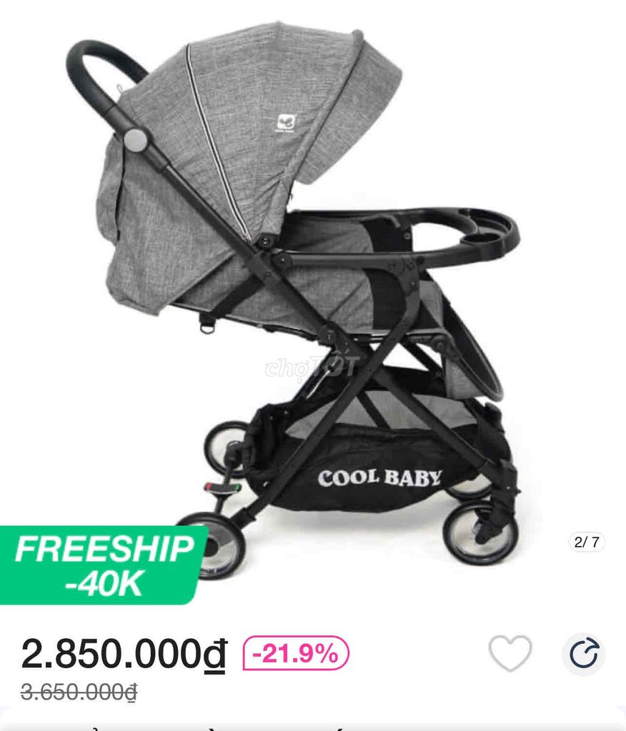 XE ĐẨY HAI CHIỀU COOL BABY