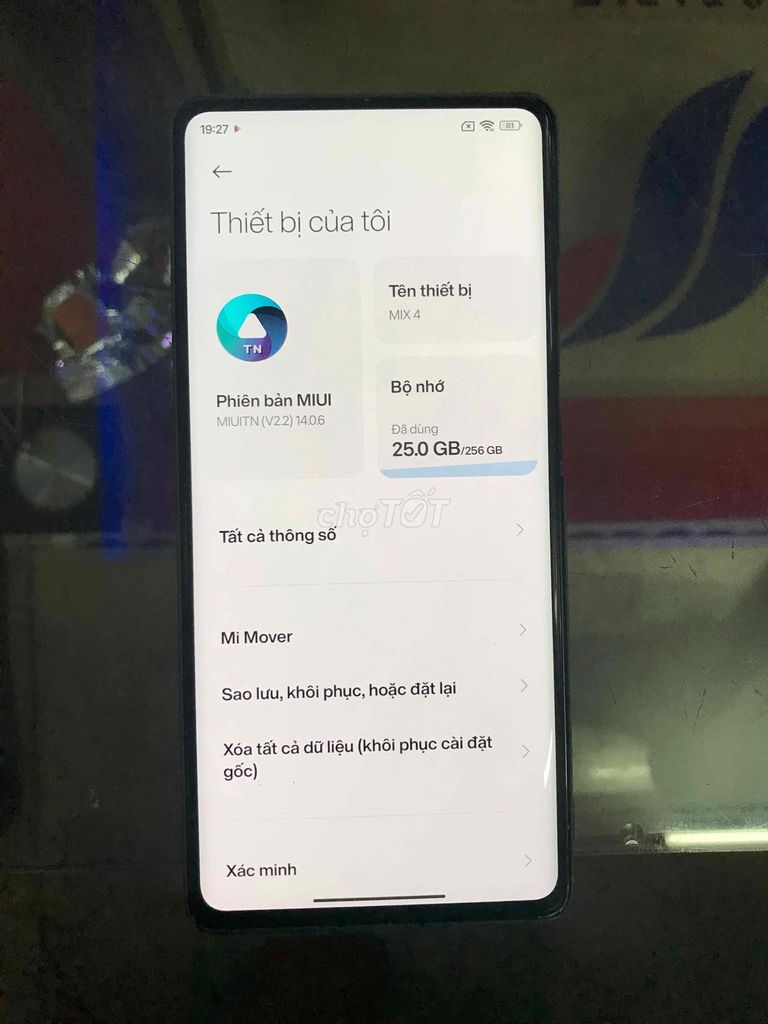 Xiaomi Mi Mix 4 256GB Đen. Mua bán Điện thoại tại Quận 7 Tp Hồ Chí Minh được đăng bởi Hà Đức Duy hình 1