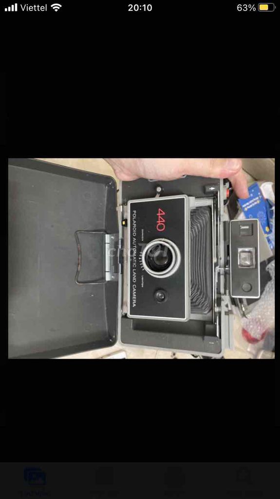 Polaroid camera 404 full hộp ko rõ tình trạng