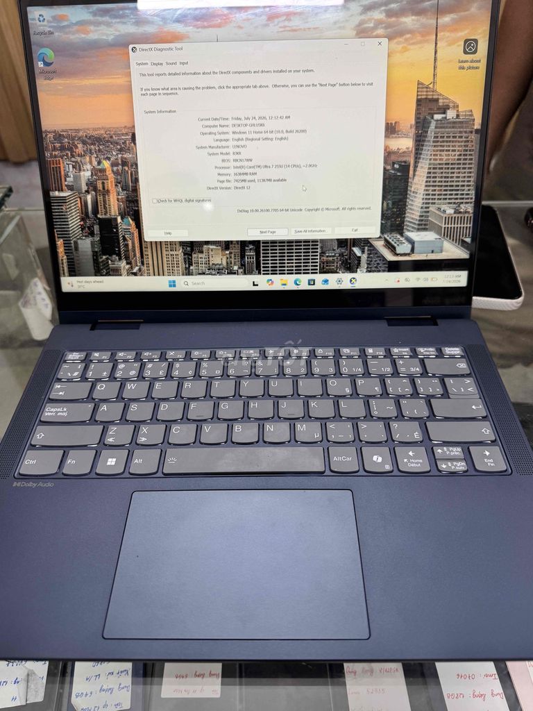 Lenovo Ideapad 5 2in1 Core Ultra 7 16GB/1TB. Mua bán Laptop tại Quận Đống Đa Hà Nội được đăng bởi Lê Khuyến hình 1