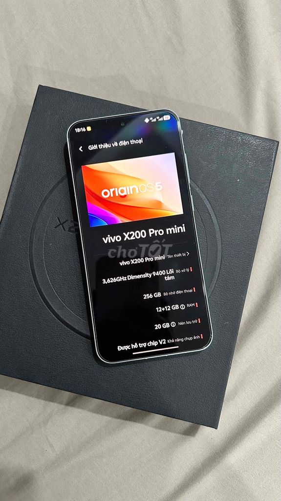 Vivo X200 Pro mini 256GB. Mua bán Điện thoại tại Quận Bình Thạnh Tp Hồ Chí Minh được đăng bởi Duy Nguyễn hình 1