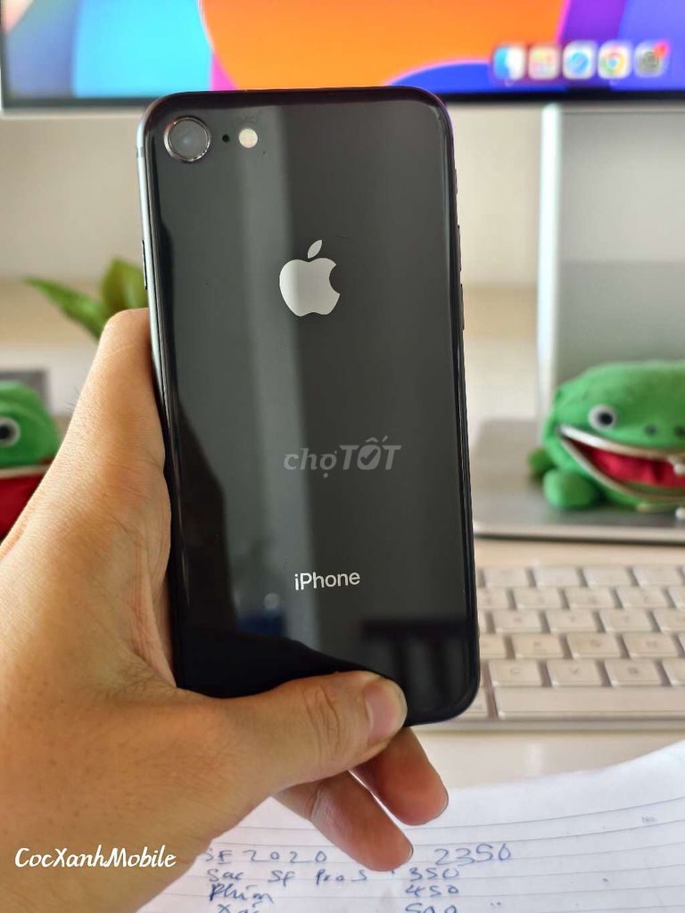 iPhone 8 64GB Đen Quốc Tế - Zin áp. Mua bán Điện thoại tại Quận Liên Chiểu Đà Nẵng được đăng bởi Minh Hiệp CócXanhMobile hình 1