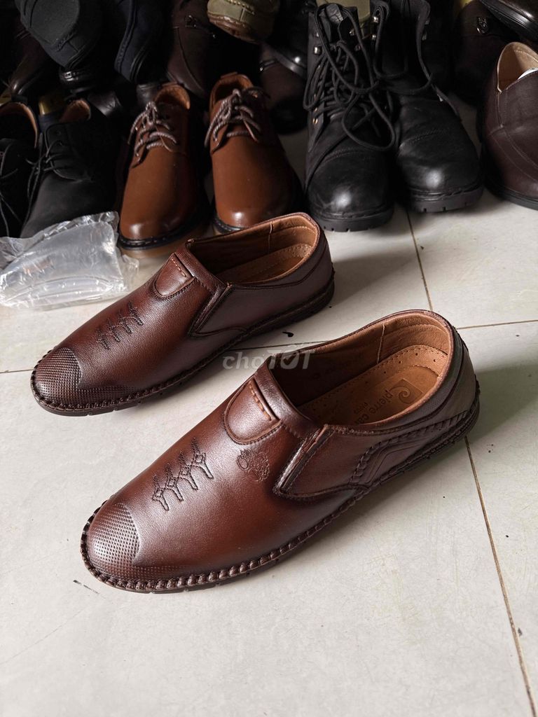 Giày lười nam da thật nâu size 40, 42, 43. Mua bán Giày dép tại Huyện Bình Chánh Tp Hồ Chí Minh được đăng bởi Kim loan hình 1