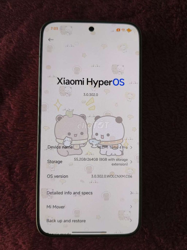 Xiaomi Redmi Turbo 4 Pro 12/256. Mua bán Điện thoại tại Thành phố Trà Vinh Trà Vinh được đăng bởi Son Goku hình 1