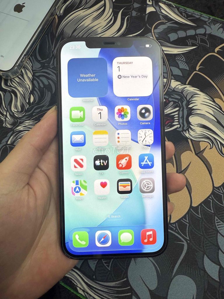 12prm 256gb xanh, pin new 100%. Mua bán Điện thoại tại Quận Cầu Giấy Hà Nội được đăng bởi Long blue 9x hình 1