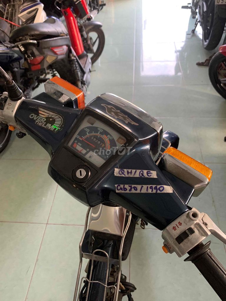 Honda Super Cub 1990 70cc Xanh đậm. Mua bán Xe máy tại Huyện Châu Thành Bến Tre được đăng bởi nguyen van trung hình 7