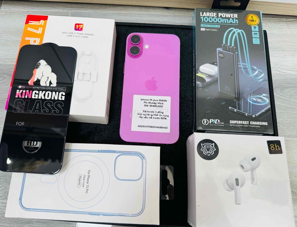 Apple iPhone 16 Plus 256GB Hồng Việt Nam. Mua bán Điện thoại tại Thành phố Long Xuyên An Giang được đăng bởi Ngân KNmobile An Giang  hình 1