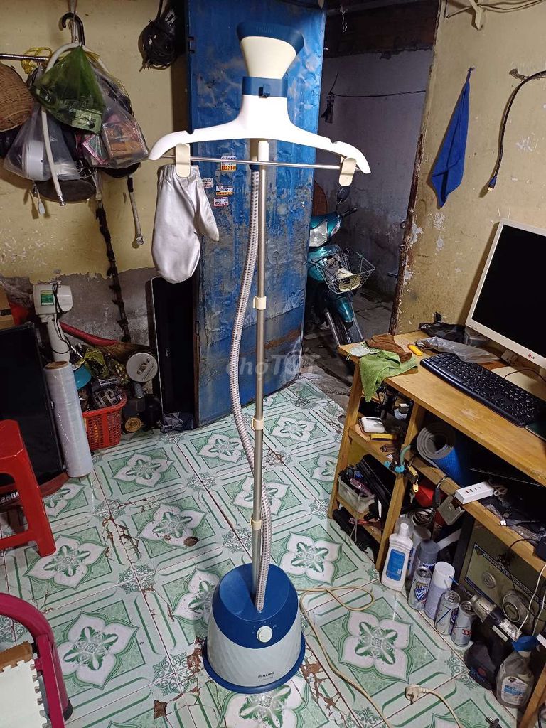 Bàn ủi hơi nước Philips Xanh Trắng Đã sử dụng. Mua bán Nội thất, đồ gia dụng khác tại Huyện Nhà Bè Tp Hồ Chí Minh được đăng bởi đồ cũ giá rẻ hình 1
