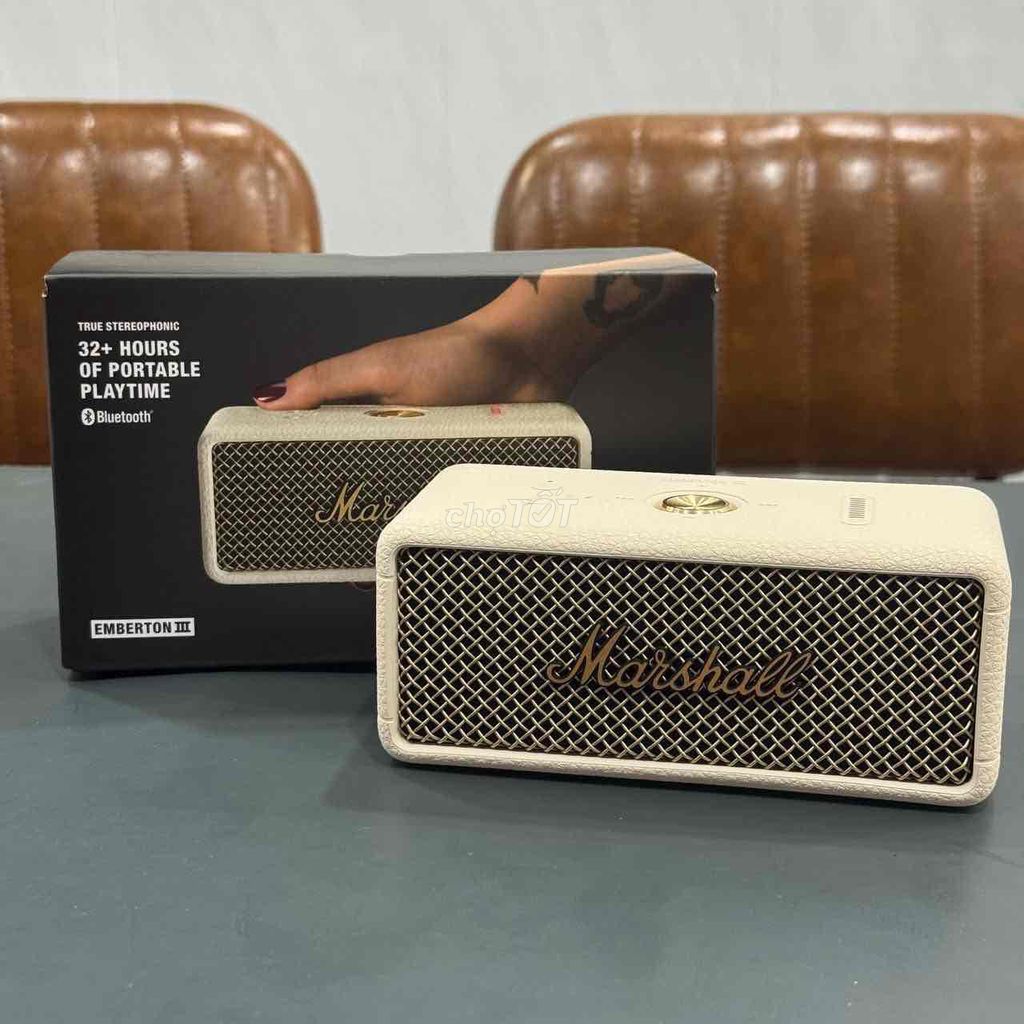 Loa Bluetooth Marshall Emberton III Kem. Mua bán Tivi, Âm thanh tại Quận 5 Tp Hồ Chí Minh được đăng bởi Thư Chuyên Hàng Điện Tử hình 1