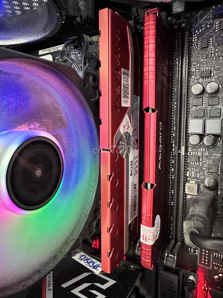 RAM 8GB Asgard 2666MHz Đỏ. Mua bán Linh kiện (RAM, Card...) tại Quận 8 Tp Hồ Chí Minh được đăng bởi ThiênThạch Apple hình 1