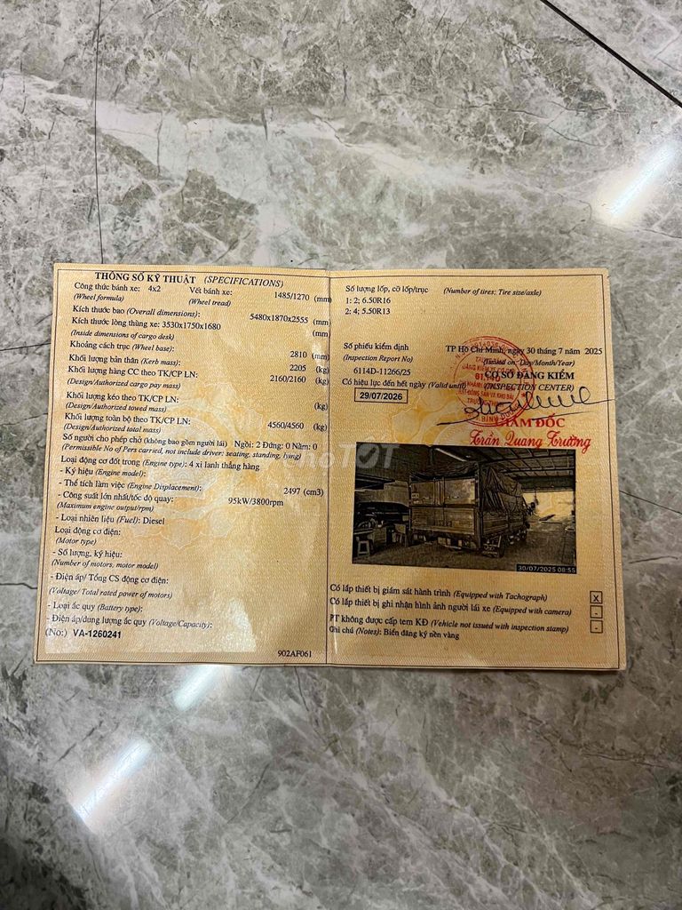 huyndai N250-2018 Tải 2t2 xe zin. Mua bán Xe tải, xe ben tại Thị xã Tân Uyên Bình Dương được đăng bởi oto bay quynh  hình 2