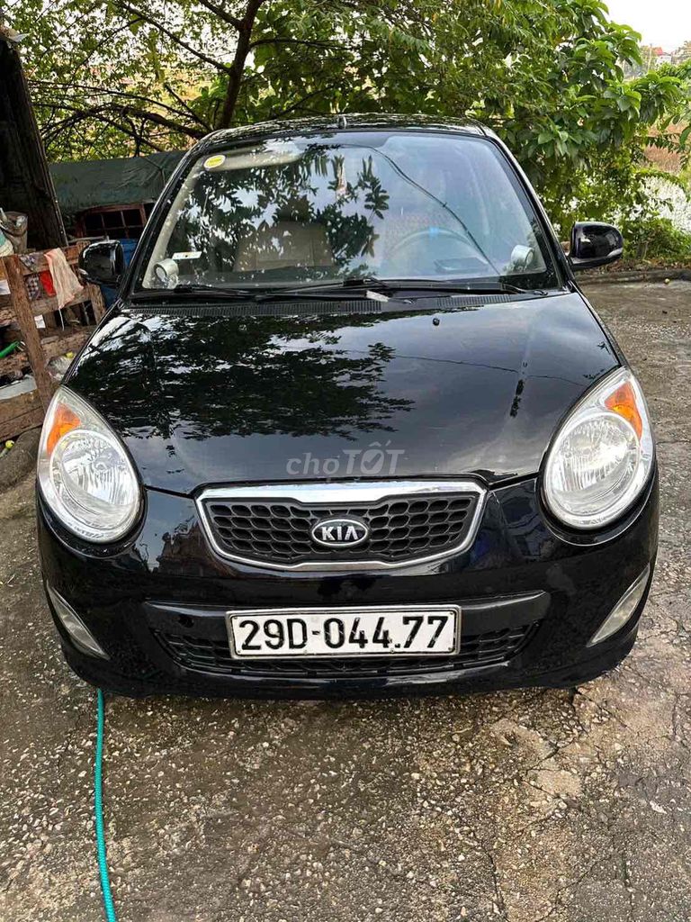 Kia Morning 2009 Tự động Đen Nhập khẩu
