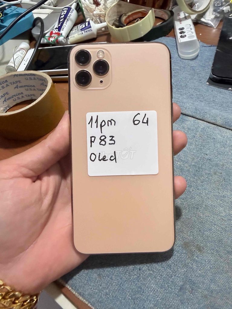 Apple iPhone 11 Pro Max 64GB Vàng hồng. Mua bán Điện thoại tại Huyện Tân Phước Tiền Giang được đăng bởi Le Duy Hong Duc hình 1