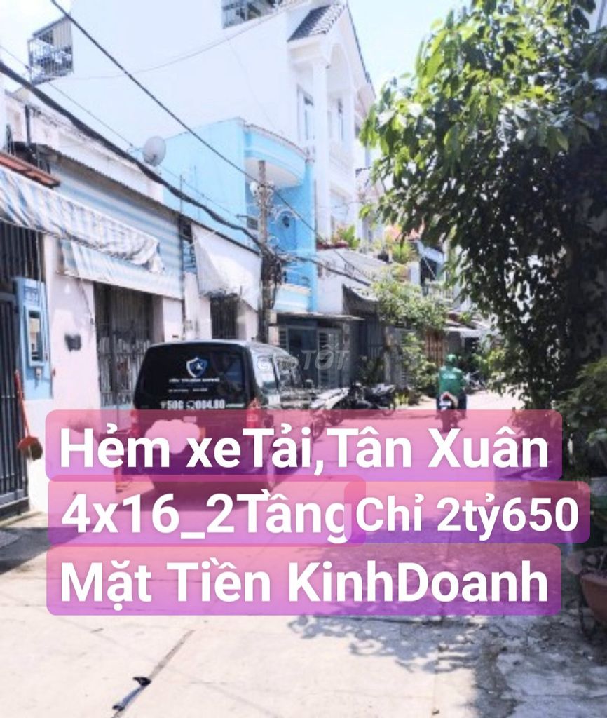 🌹ĐƯỜNG XE TẢI  64M2 2 TẦNG VỪA Ở KINH DOANH Gần Nguyễn Ảnh Thủ HÓC MÔN