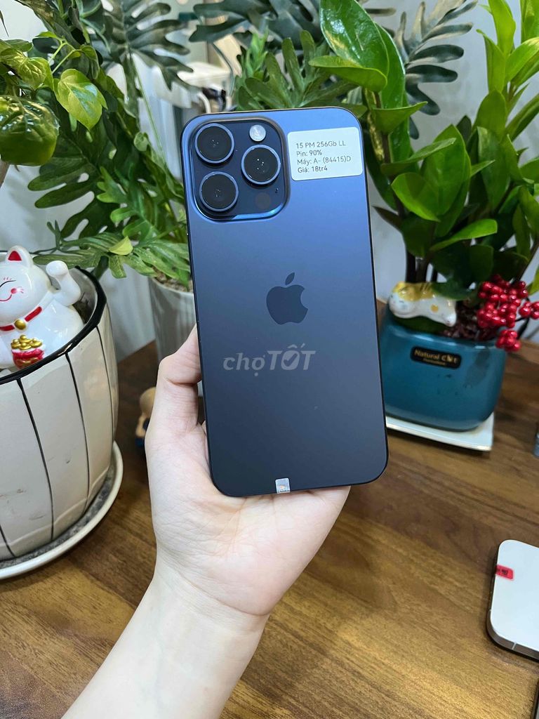 Apple 15 Promax 256Gb quốc tế mỹ zin ốc đẹp 98.5. Mua bán Điện thoại tại Huyện Hóc Môn Tp Hồ Chí Minh được đăng bởi SIRI STORE HCM hình 1