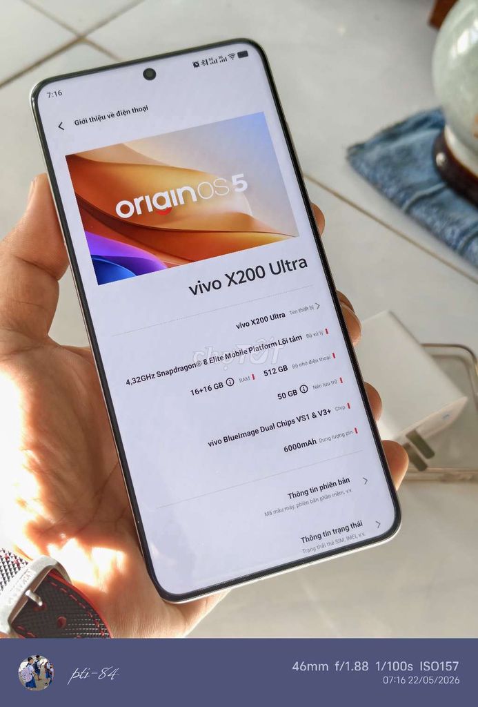 Vivo X200 Ultra 512GB . Mua bán Điện thoại tại Huyện Long Hồ Vĩnh Long được đăng bởi ptiteck hình 1