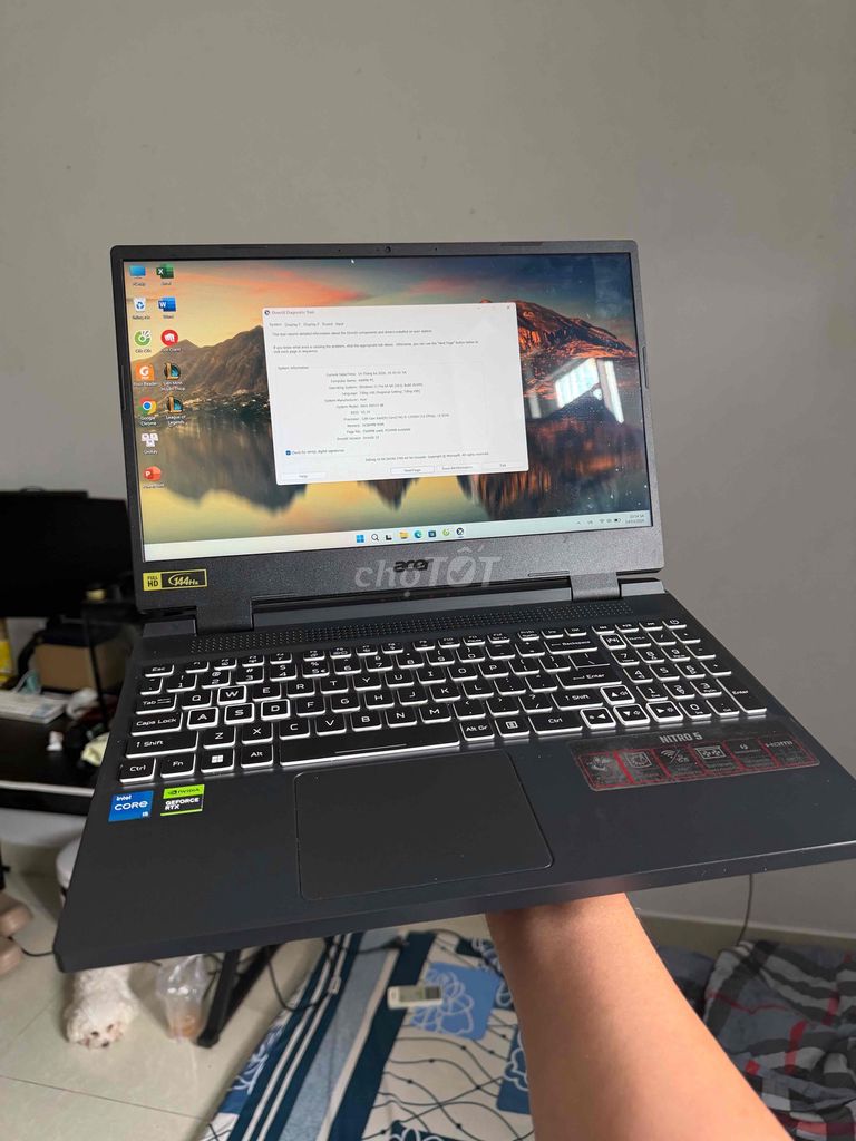 Acer Nitro 5  i5-12450H 16GB/512GB Card rtx 4050. Mua bán Laptop tại Quận 12 Tp Hồ Chí Minh được đăng bởi Nguyễn Hiếu Mobile hình 1