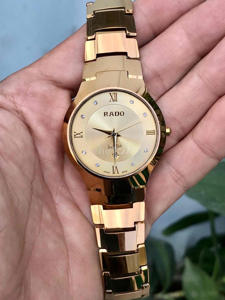 (Sale) 950k. Đồng hồ Rado đá Tungsten size 38mm